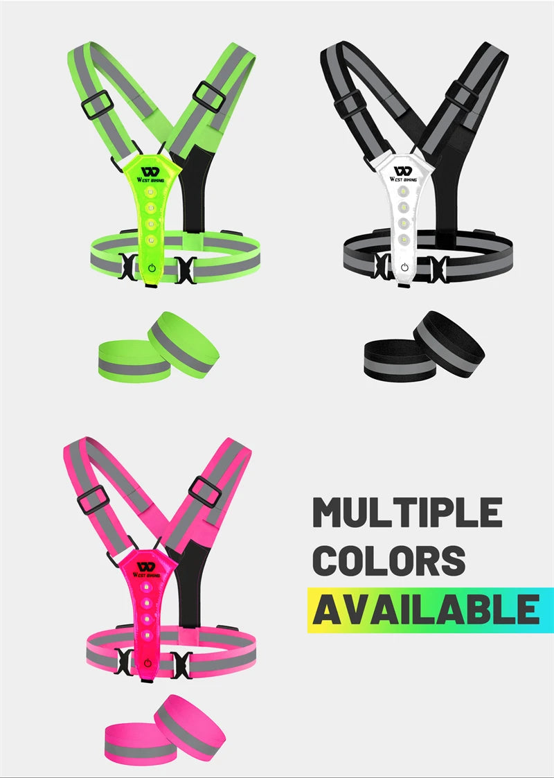 Sport Reflective LED Vest