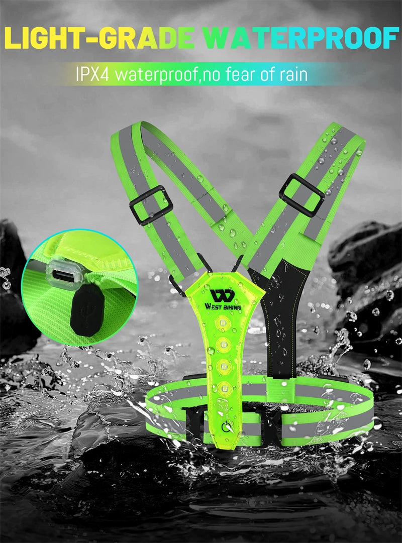 Sport Reflective LED Vest