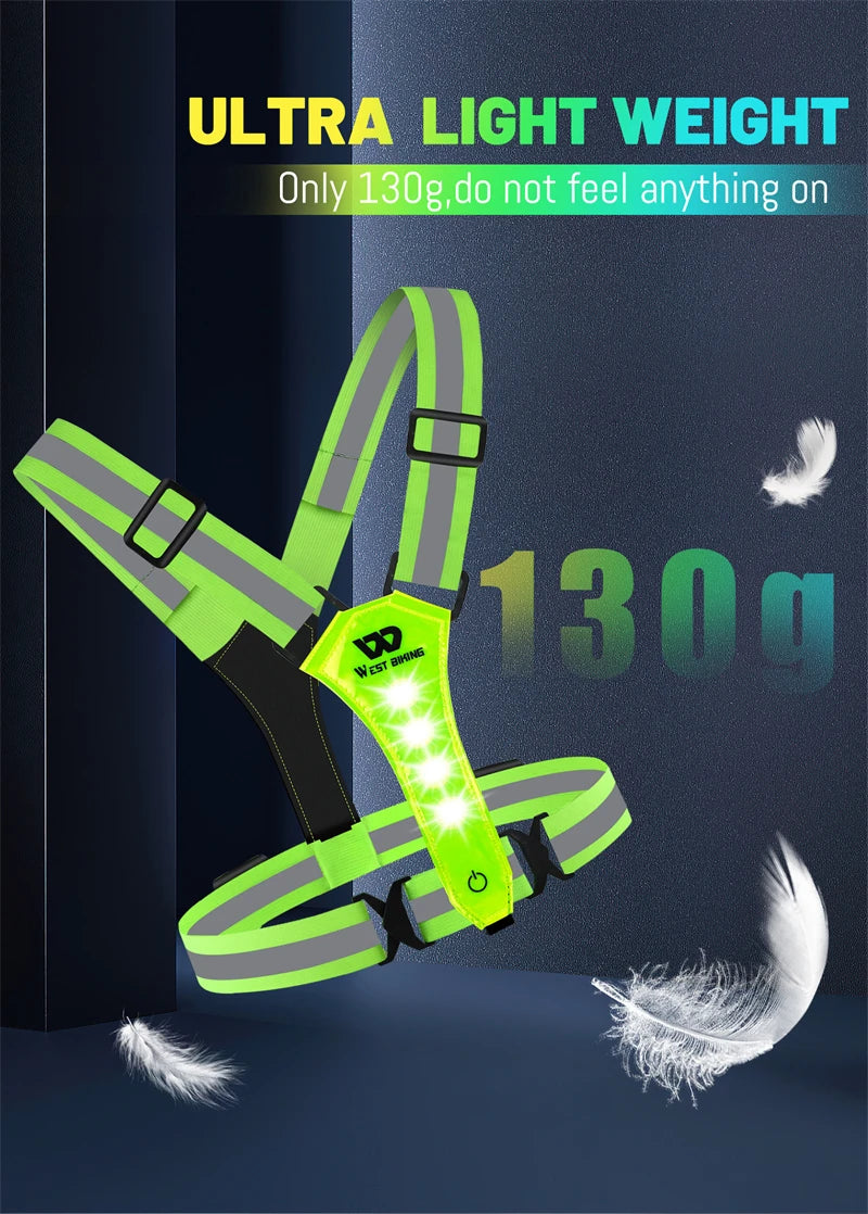 Sport Reflective LED Vest